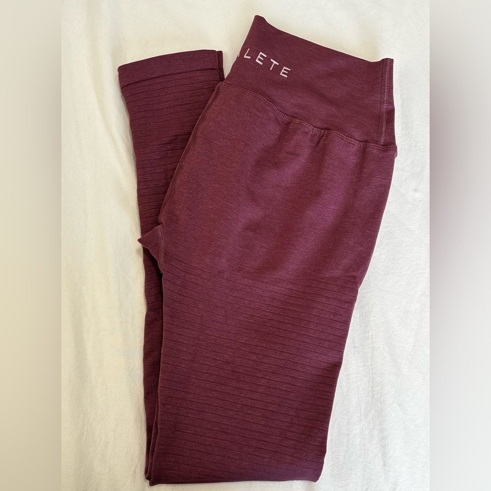 Alphalete Compression Leggings – Size XL – Pink – Excellent Condition